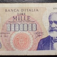 1000 Lire (Verdi) 1963 Italy