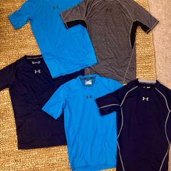 Five Under Armour base layers bundle