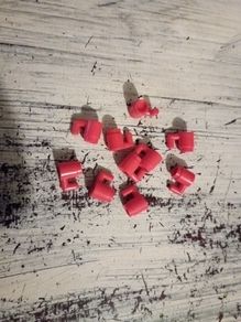 Lego minifigures accessories red cup 10 pieces