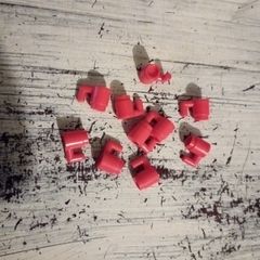Lego minifigures accessories red cup 10 pieces