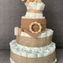 Santry Nappy Cakes, New Baby gift, Shower gift, Mother-to-be gift. Image 5