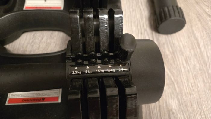 Adjustable drumbbels 2x 12.5 kg