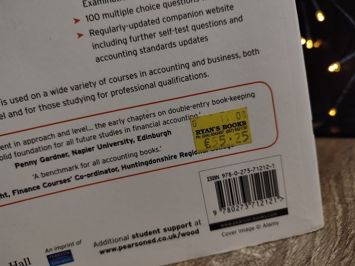 Frank Wood's Business Accounting 1 ! RRP 55 euro ! 2008 ! by Ft Pr !