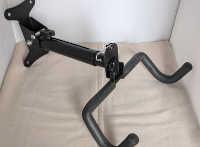 wall-mounted bike rack