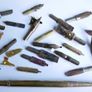 Vintage dip pen with collection of assorted nibs Image 3