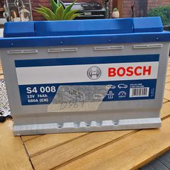 car battery bosch brand new 74Ah 680A
