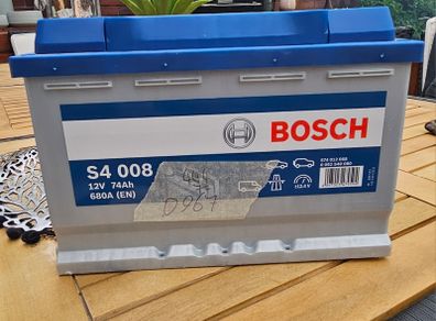 car battery bosch brand new 74Ah 680A