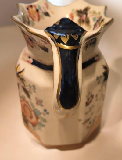 Huge Antique Masons Ironstone Mandarin Fenton Hydra Jug