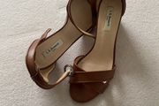 LK Bennett brown leather sandals Size 39