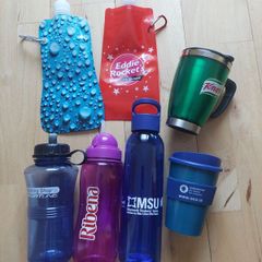 Drinking bottles / reusable cups etc