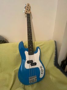 Limited edition royal blue base guitar