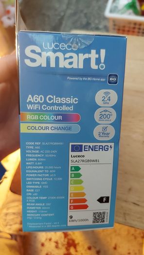 Smart RGP Color Changing Wifi Bulb
