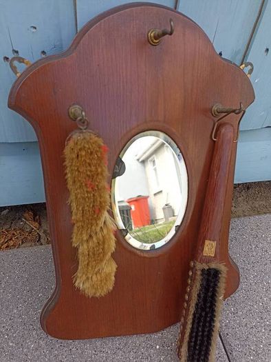 Vintage Mirror with Brushes