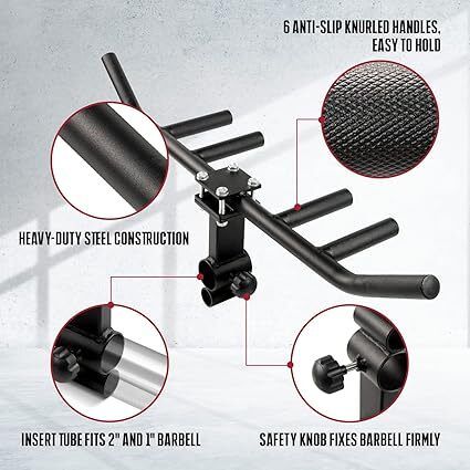 Multi-Grip Rowing Landmine Handle