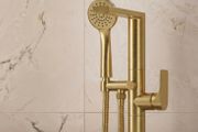 Crosswater fuse freestanding bathshower mixers black /brushed brass /chrome