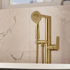 Crosswater fuse freestanding bathshower mixers black /brushed brass /chrome