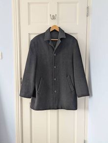 Jon Braye Wool Cashmere and Wool Mix Overcoat