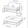 Sofa-bed Ikea HAMMARN Image 3