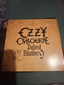 OZZY OSBOURNE- Patient Number 9 -Autographed by Ozzy!