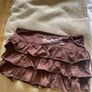 Vintage brown mini skirt Image 2