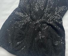Strapless structured mini dress