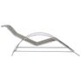 Sun Loungers 2 pcs with Table Aluminium Taupe Image 2