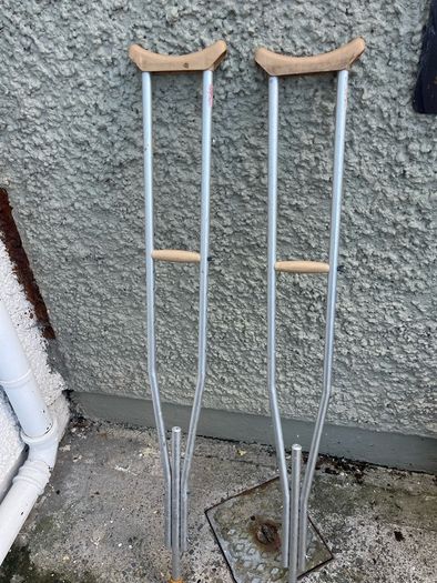 Vintage crutches