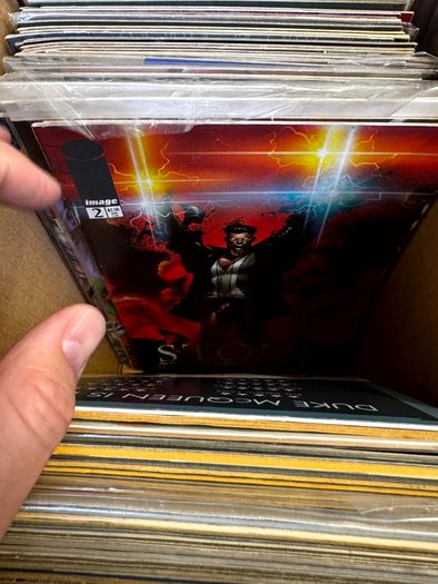 Image & Top Cow Long Comic Box w 320 comics for Sale