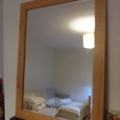 Stunning Large Oak Mirror