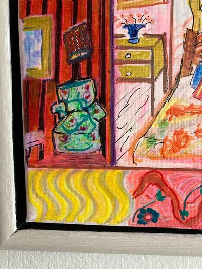 Framed Original Painting  Original Gift Interiors Art