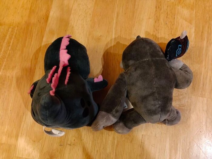 King Kong and Godzilla mini plush