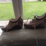 Marco Moreo wedge, soft suede & leather mint condition Image 3