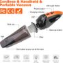 6500pA Handheld Vacuum Cleaner, Cordless Handheld Vacuum with Rechargeable 2500mAh Battery for Home and Car Image 3