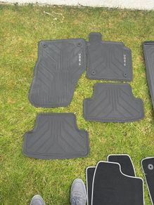 Rubber mats and boot tray