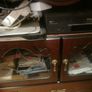 mahogany tv cabinet unit Image 5