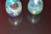 mdina glass paperweight x 2