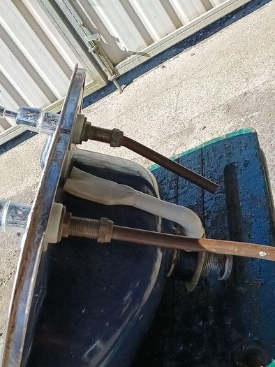 Vintage Enamel Sink