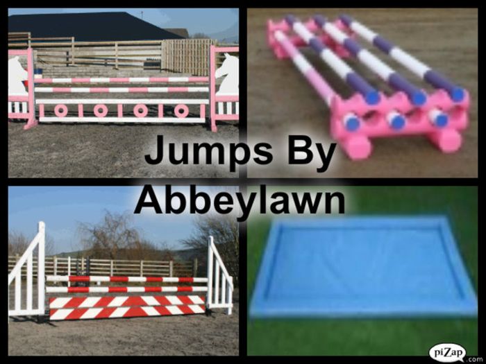 Plastic Jump Blocks and plastic horse jumps