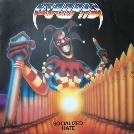 Atrophy Socialized Hate LP 1988 Roadrunner Thrash Metal