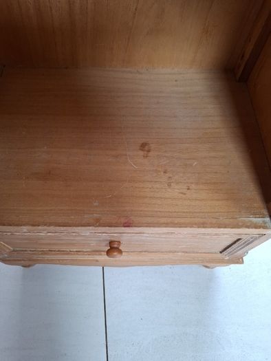 limed oak shelves and wall unit