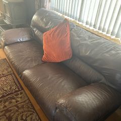 brown Leather Sofa FREE