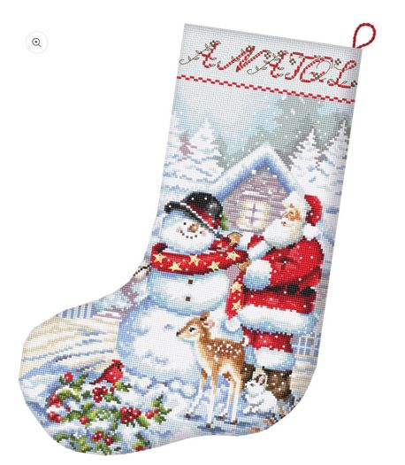 Cross Stitch Christmas Stocking Kit