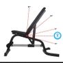 Weights Bench - good condition light use no tears in fabric Image 3