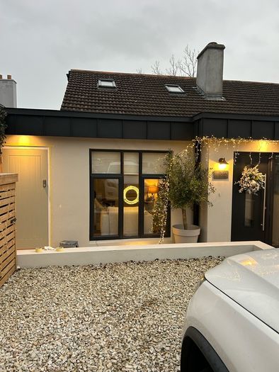 front door frame &  glass panel