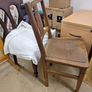 Mid 20th century wooden dining chair Image 3