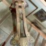 Original Antique Arts and Crafts Bronze Brass Door Knocker Image 5