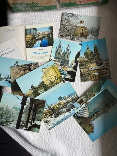 Vintage Czechia postcards x 12, Prague dated 1932, Bezdez & 10 of modern Prague