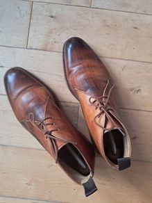 Barker men's tan ankle boots