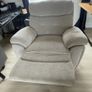 Beige Fabric Reclining Armchair - Excellent Condition Image 4