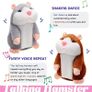 Learn To Imitate Talking Little Hamster Animal Plush Funny Toy Talking Nod Hamster Doll Soothing Crying Baby Toy Kids Gift Image 2